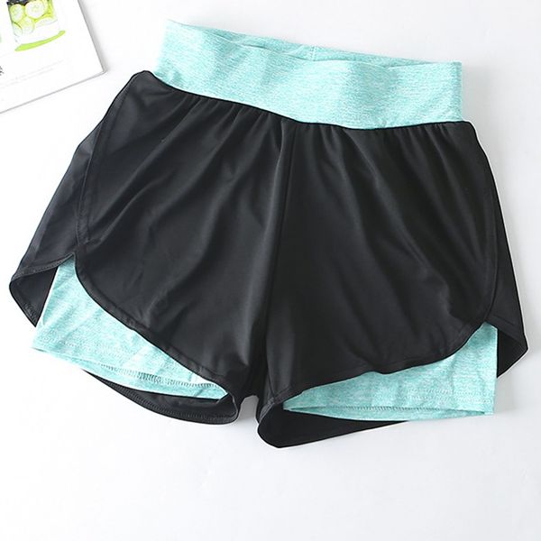 running shorts women sport elastic quick dry breathable workout fitness gym clothing sportswear se6, Black;blue
running shorts women sport elastic quick dry breathable workout fitness gym clothing sportswear se6, Black;blue