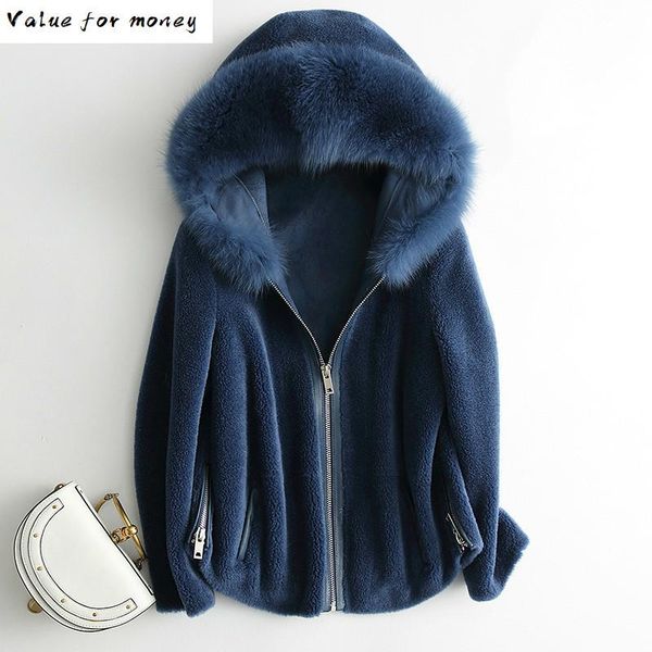 fur real coat korean vintage fur collar wool jacket autumn winter coat women clothes 2020 sheep shearling suede lining t3520, Black
fur real coat korean vintage fur collar wool jacket autumn winter coat women clothes 2020 sheep shearling suede lining t3520, Black