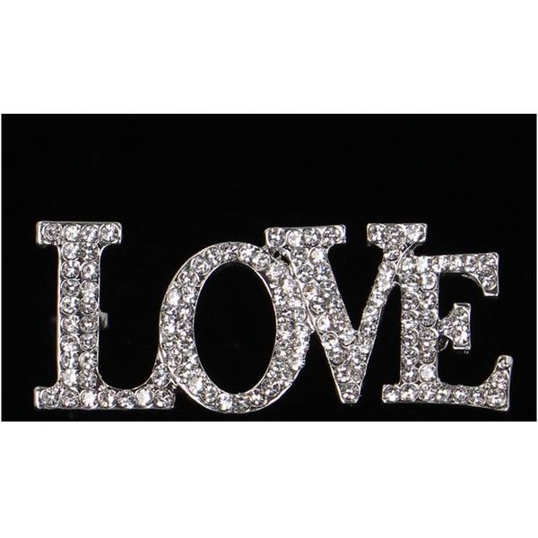 letters love rhinestone brooch 1.8*4.5cm suit lapel pin gift for lovers jewelry party accessories with fa sqcvxq queen66, Gray
letters love rhinestone brooch 1.8*4.5cm suit lapel pin gift for lovers jewelry party accessories with fa sqcvxq queen66, Gray