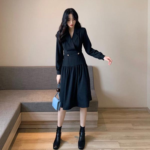 han edition couture autumn outfit will firm offers the new light of luxury aristocratic temperament show thin black suit dress s, Black;gray
han edition couture autumn outfit will firm offers the new light of luxury aristocratic temperament show thin black suit dress s, Black;gray
