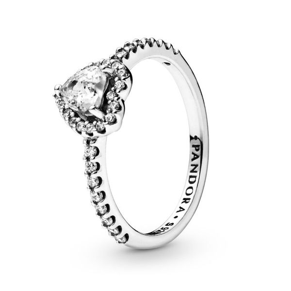 925 sterling silver elevated heart wedding ring luxury designer jewelry women cz stones diamond engagement rings with pandora original box, Slivery;golden
925 sterling silver elevated heart wedding ring luxury designer jewelry women cz stones diamond engagement rings with pandora original box, Slivery;golden