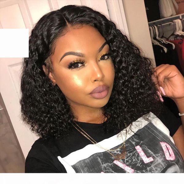 short curly human hair wig bob kinky curly wig brazilian remy hair for women pre-plucked deep wave wigs, Black
short curly human hair wig bob kinky curly wig brazilian remy hair for women pre-plucked deep wave wigs, Black