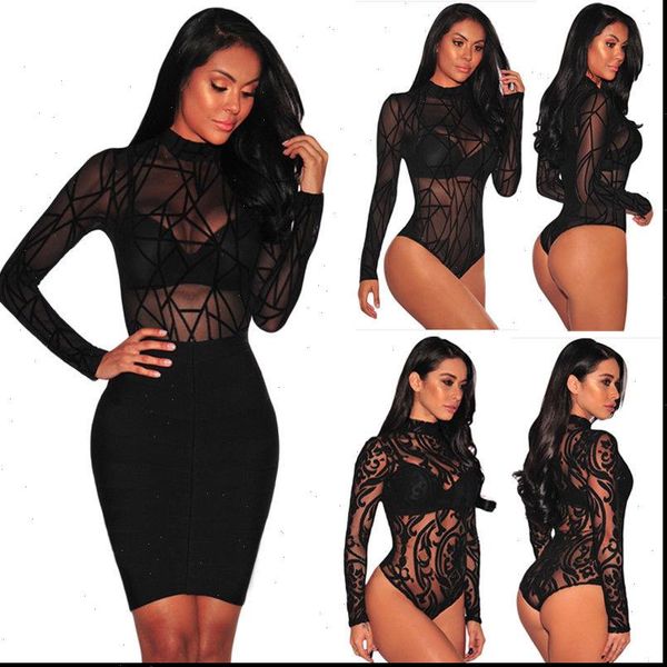 brand women mesh fish net slim bodysuit leotard long sleeve playsuit jumpsuit clothes skinny transparent pants, Black;white
brand women mesh fish net slim bodysuit leotard long sleeve playsuit jumpsuit clothes skinny transparent pants, Black;white
