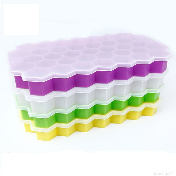 37 holes hexagon with lids silicone yogurt box er ice cream tools cube mold tray
37 holes hexagon with lids silicone yogurt box er ice cream tools cube mold tray