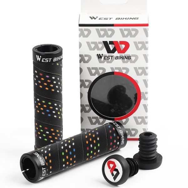 west biking bicycle grips ergonomic mtb bmx handle cover lock-on bike bar ends handlebar tape wrap cycling accessories q wmtzen
west biking bicycle grips ergonomic mtb bmx handle cover lock-on bike bar ends handlebar tape wrap cycling accessories q wmtzen