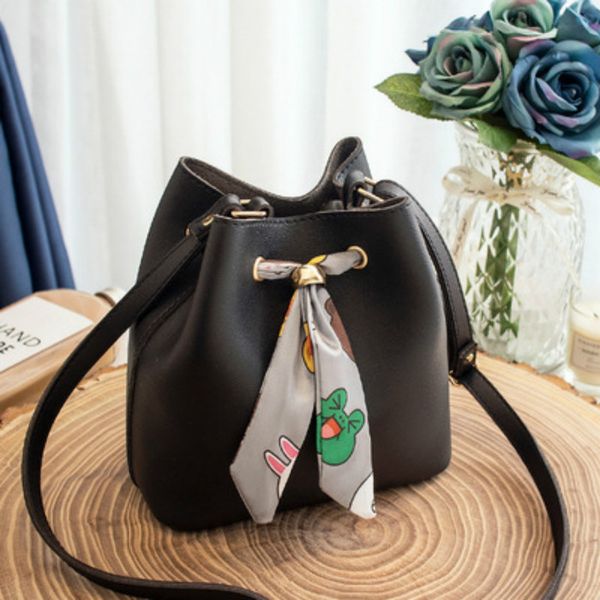 new small fresh bucket bag korean version new single shoulder slant span bag silk scarf bag hair
new small fresh bucket bag korean version new single shoulder slant span bag silk scarf bag hair