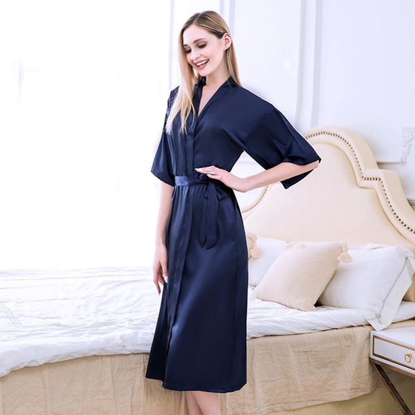 2021 new plus size summer bath robes for women elegant solid female nightgown slim v neck half sleeve casual nightdress sleepwear iv98, Black;red
2021 new plus size summer bath robes for women elegant solid female nightgown slim v neck half sleeve casual nightdress sleepwear iv98, Black;red