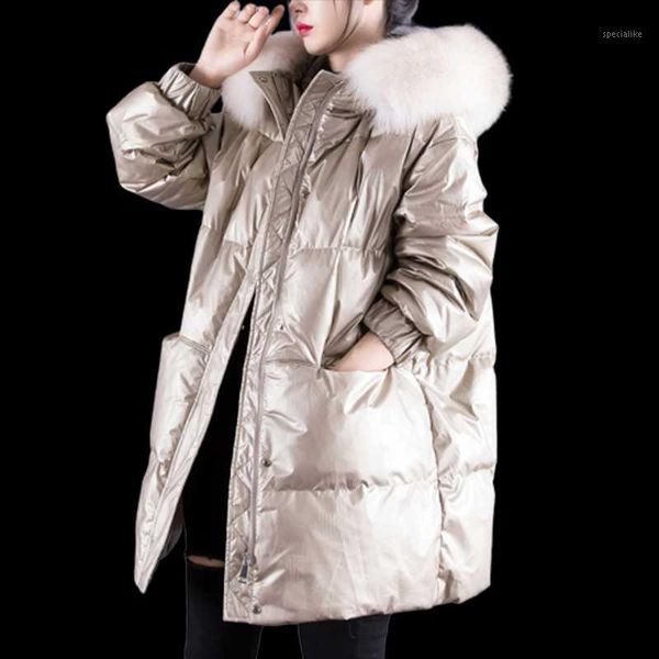 white duck down women jacket long new winter parka women clothing down jacket big fur collar thicken female1, Black
white duck down women jacket long new winter parka women clothing down jacket big fur collar thicken female1, Black