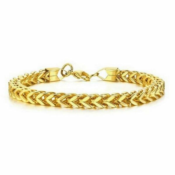 trendy stainless steel chain bracelet for men personality link chain bracelets male jewelry 4 colors, Black
trendy stainless steel chain bracelet for men personality link chain bracelets male jewelry 4 colors, Black