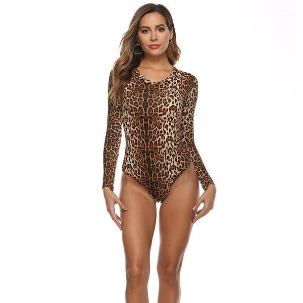 women's jumpsuits & rompers leopard print bodysuit women long sleeve v neck romper jumpsuit 2021 spring autumn slim fitting ladies outf, Black;white
women's jumpsuits & rompers leopard print bodysuit women long sleeve v neck romper jumpsuit 2021 spring autumn slim fitting ladies outf, Black;white