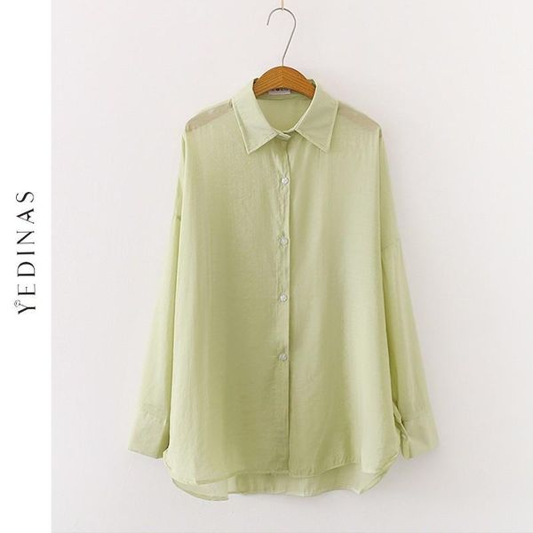 women's blouses & shirts yedinas women female long-sleeve vintage white office blouse korean fashion clothing button up green shirt1
women's blouses & shirts yedinas women female long-sleeve vintage white office blouse korean fashion clothing button up green shirt1