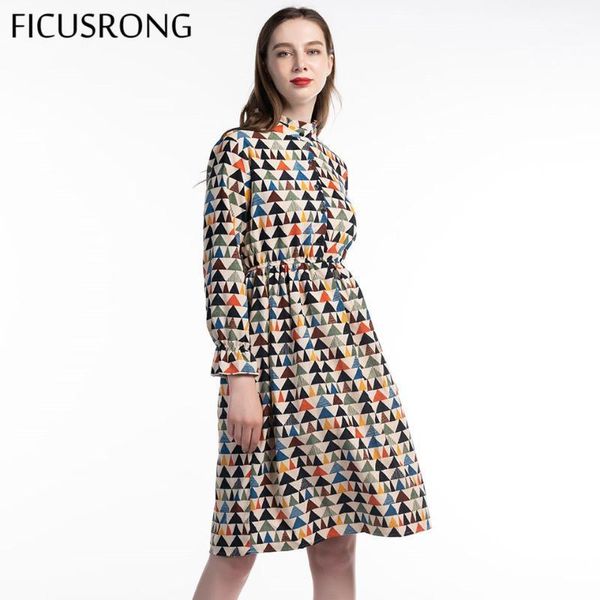 autumn corduroy floral vintage collar long sleeve dress women ruffle dress high elastic waist print female ficusrong1, Black;gray
autumn corduroy floral vintage collar long sleeve dress women ruffle dress high elastic waist print female ficusrong1, Black;gray