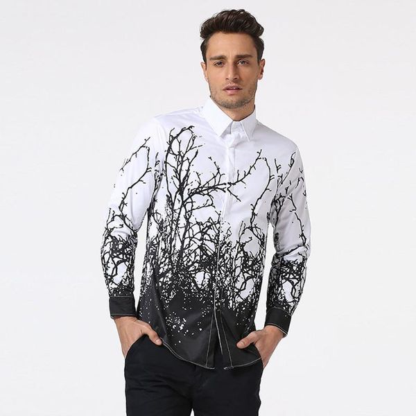 vintage summer luxury shirts for men streetwear printing casual long sleeve men clothing camisas para hombre chemise homme1, White;black
vintage summer luxury shirts for men streetwear printing casual long sleeve men clothing camisas para hombre chemise homme1, White;black