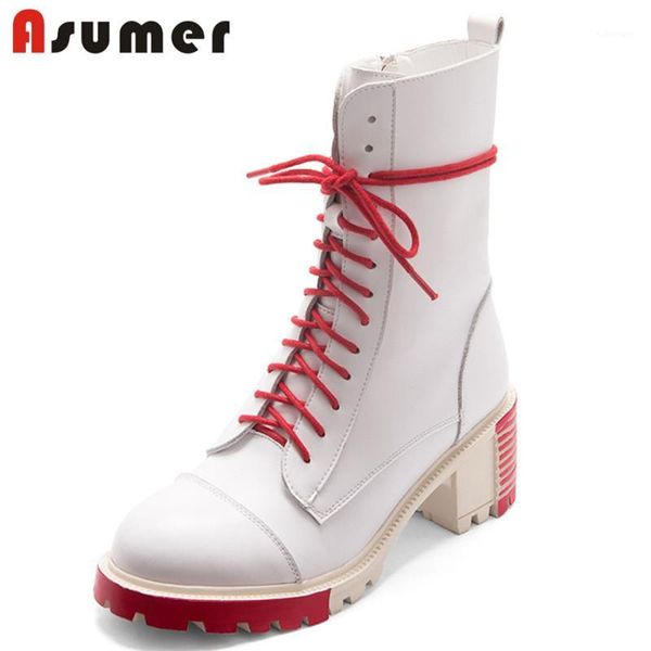 asumer 2020 new arrive ankle boots women genuine leather square heel platform casual shoes fashion boots woman1, Black
asumer 2020 new arrive ankle boots women genuine leather square heel platform casual shoes fashion boots woman1, Black