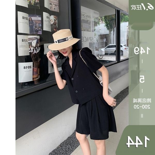 jamx4 two-piece summer women's korean style thin black fashion women's suit casual small temperament small suit l6wj8, Gray
jamx4 two-piece summer women's korean style thin black fashion women's suit casual small temperament small suit l6wj8, Gray
