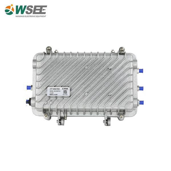 fiber optic equipment four way output ports outdoor receiver with return path
fiber optic equipment four way output ports outdoor receiver with return path