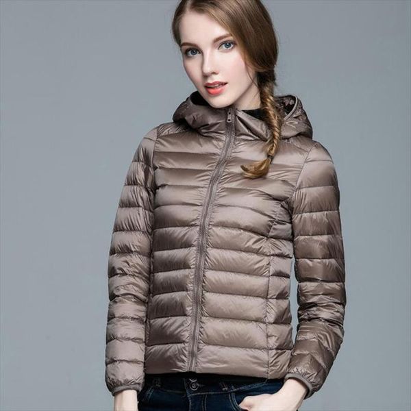 women down jacket hooded 90% white duck down warm overcoat solid color portable outerwear plus size ultra light coat winter, Black
women down jacket hooded 90% white duck down warm overcoat solid color portable outerwear plus size ultra light coat winter, Black