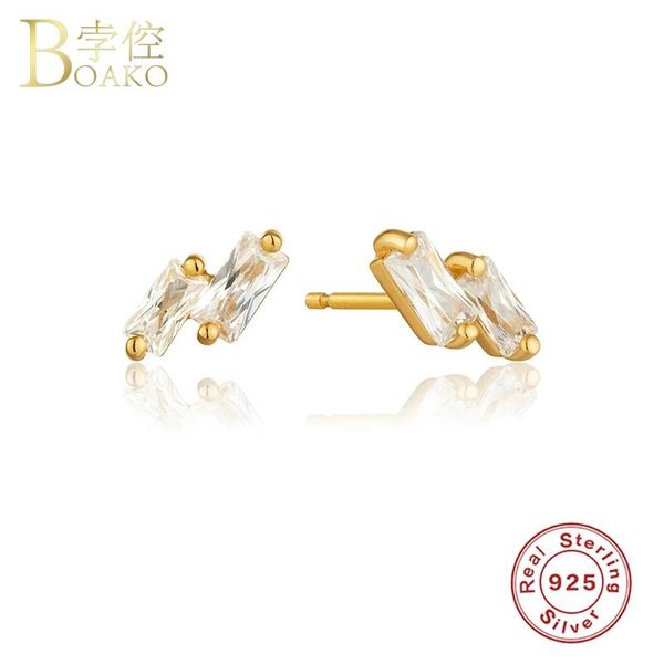 stud boako s925 sterling silver individual rectangular zircon earrings fashion small woman ladies earring pendientes accessories, Golden;silver
stud boako s925 sterling silver individual rectangular zircon earrings fashion small woman ladies earring pendientes accessories, Golden;silver
