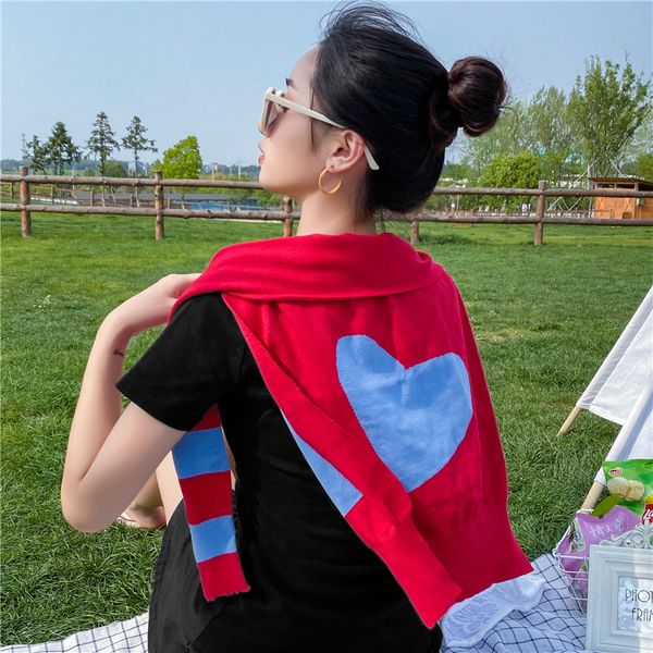 autumn and shoulder tie small korean versatile scarf women's winter cervical neck protection knitted wool shawl, Blue;gray
autumn and shoulder tie small korean versatile scarf women's winter cervical neck protection knitted wool shawl, Blue;gray