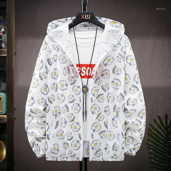 summer daisy print sun protection clothing men's casual sun protection jacket men's loose and light quality sunscreen jacket1, Black;brown
summer daisy print sun protection clothing men's casual sun protection jacket men's loose and light quality sunscreen jacket1, Black;brown