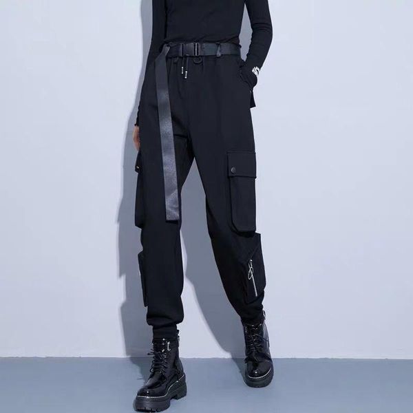 women's pants & capris black sweatpants korean punk cargo women high waist hip hop casual ribbon joggers baggy trousers mujer pantalone, Black;white
women's pants & capris black sweatpants korean punk cargo women high waist hip hop casual ribbon joggers baggy trousers mujer pantalone, Black;white