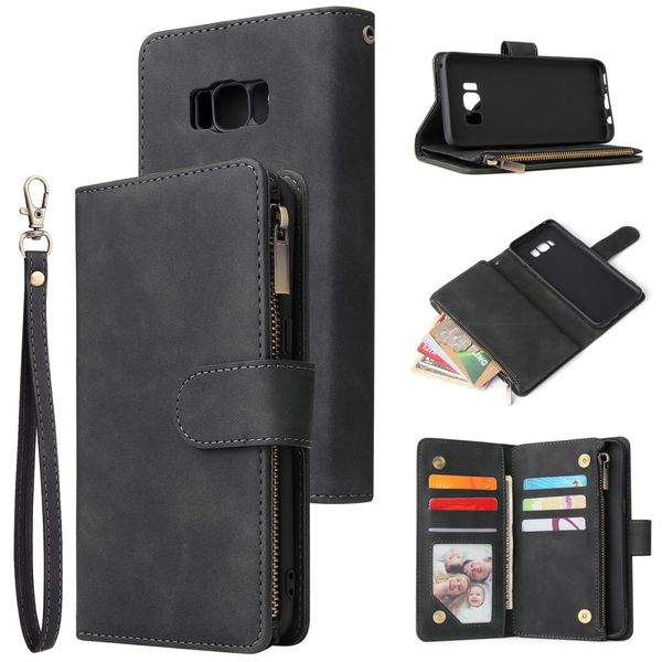 for galaxy s8 multifunctional retro frosted horizontal flip leather case with card slot holder zipper wallet p frame lanyard
for galaxy s8 multifunctional retro frosted horizontal flip leather case with card slot holder zipper wallet p frame lanyard