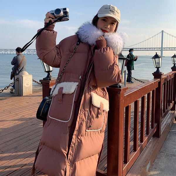 2020 new autumn winter women's cotton-padded down jacket korean style loose soild color fur collar casual female fashion coat, Black
2020 new autumn winter women's cotton-padded down jacket korean style loose soild color fur collar casual female fashion coat, Black