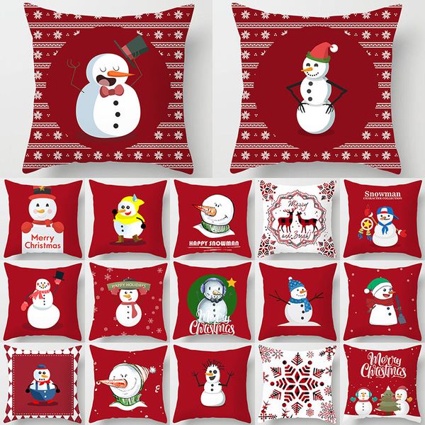 christmas snowman pattern cushion cover polyester 45*45cm decorative pillowcase new year sofa home car pillowcover 41039
christmas snowman pattern cushion cover polyester 45*45cm decorative pillowcase new year sofa home car pillowcover 41039