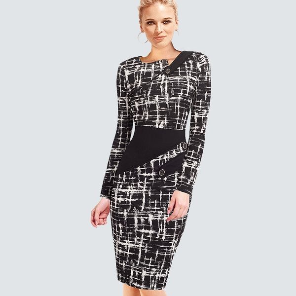 plus size elegant wear to work women office business dress casual tunic bodycon sheath fitted formal pencil dress b63 b231 y200418, Black;gray
plus size elegant wear to work women office business dress casual tunic bodycon sheath fitted formal pencil dress b63 b231 y200418, Black;gray