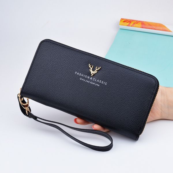 women 2020 quality female wallet pu leather long purse black/pink/blue/green/gray famous brand designer
women 2020 quality female wallet pu leather long purse black/pink/blue/green/gray famous brand designer
