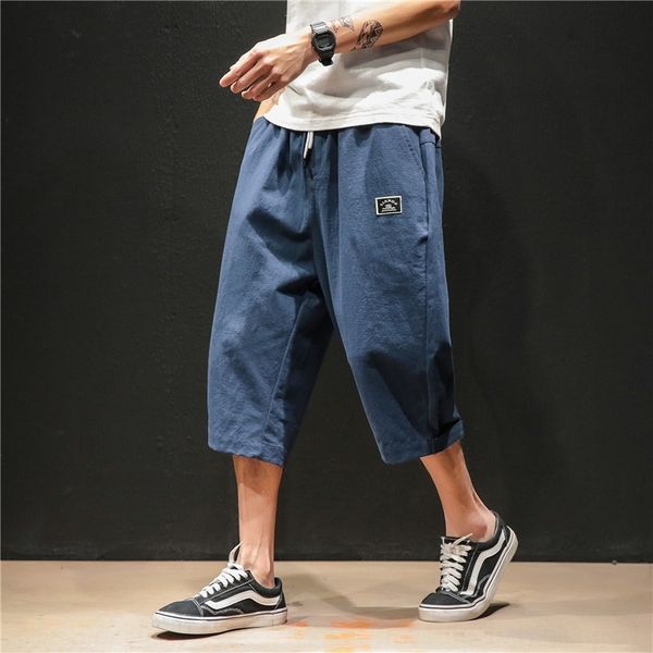 uob08 2019 new pants men's linen capris trendy loose pants kufor shi pantsnan men 2019 new summer large men's linen capris trendy, Blue
uob08 2019 new pants men's linen capris trendy loose pants kufor shi pantsnan men 2019 new summer large men's linen capris trendy, Blue