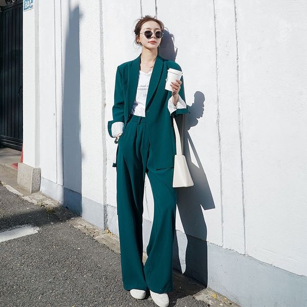 fried street blazer suit women's korean jacket pantsjacket wide leg pants 2020 autumn new temperament fashion wide leg pants two sets i, Gray
fried street blazer suit women's korean jacket pantsjacket wide leg pants 2020 autumn new temperament fashion wide leg pants two sets i, Gray