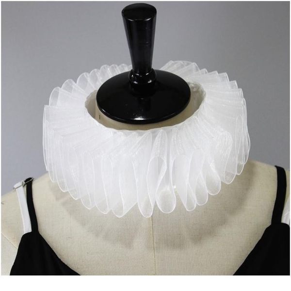 womens renaissance elizabethan ruffled fake collar chiffon retro clown neck ruff womens ren qylobo, Blue;red
womens renaissance elizabethan ruffled fake collar chiffon retro clown neck ruff womens ren qylobo, Blue;red