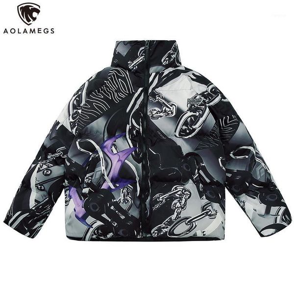 aolamegs winter jacket men hip hop print coat cotton padded hooded thick advanced jacket men warm comfortable casual streetwear1, Black
aolamegs winter jacket men hip hop print coat cotton padded hooded thick advanced jacket men warm comfortable casual streetwear1, Black