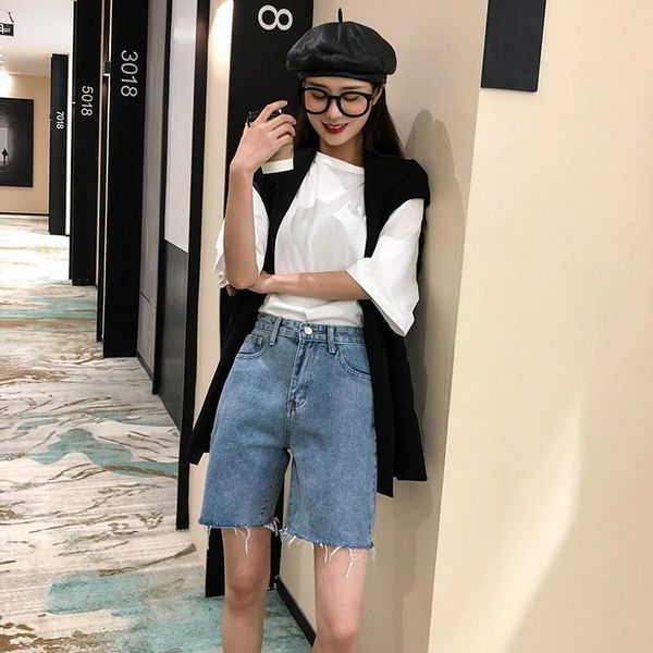 high waist denim shorts jeans woman plus size loose casual apricot vintage blue black grey short feminino women's
high waist denim shorts jeans woman plus size loose casual apricot vintage blue black grey short feminino women's