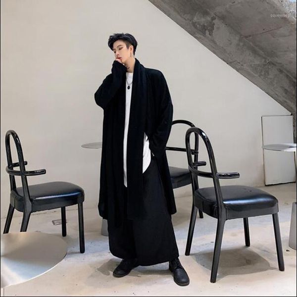 men's trench coats gothic men long spring autumn loose coat mens solid color casual windbreaker male cardigan outerwear1, Tan;black
men's trench coats gothic men long spring autumn loose coat mens solid color casual windbreaker male cardigan outerwear1, Tan;black