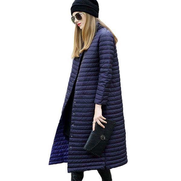 2020 new european and american lightweight and long over-the-knee down jacket women factory direct sales, Black
2020 new european and american lightweight and long over-the-knee down jacket women factory direct sales, Black