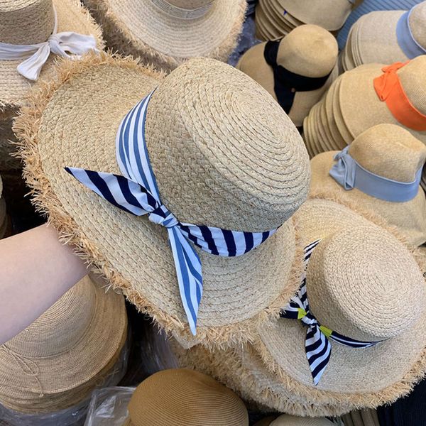 spring and summer korean new straw women's lace up decoration flat net red hair fringed casual hat, Blue;gray
spring and summer korean new straw women's lace up decoration flat net red hair fringed casual hat, Blue;gray