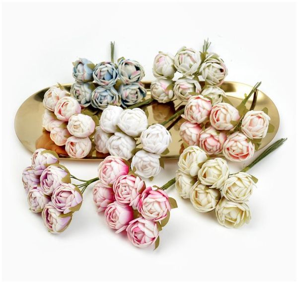6pcs/lot silk velvet mini rose artificial flowers wedding party home decoration bridal wreath gift scrapbook fake flower jllejh
6pcs/lot silk velvet mini rose artificial flowers wedding party home decoration bridal wreath gift scrapbook fake flower jllejh