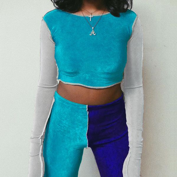 gym clothing women two-piece sports clothes set assorted color round collar crop + skinny long pants elastic fitness yoga outfit, White;black
gym clothing women two-piece sports clothes set assorted color round collar crop + skinny long pants elastic fitness yoga outfit, White;black