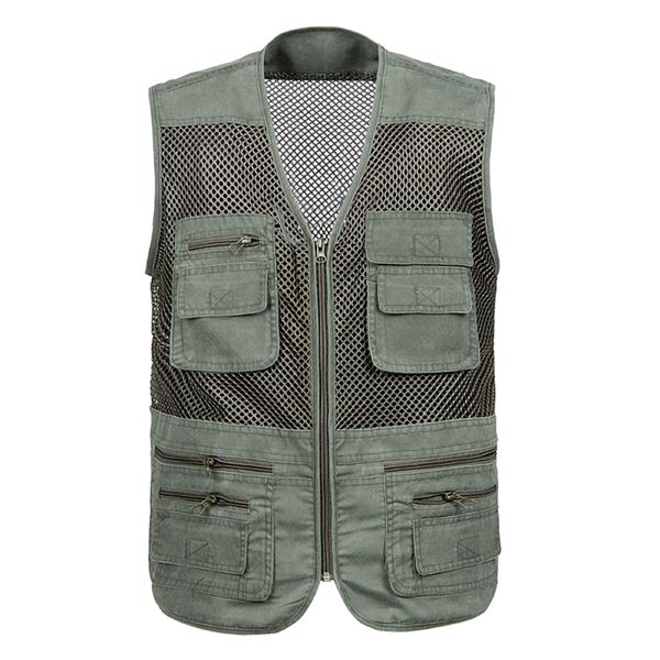 large size 2019 mesh quick-drying vests male with many pockets mens breathable multi-pocket fishing vest work sleeveless jacket
large size 2019 mesh quick-drying vests male with many pockets mens breathable multi-pocket fishing vest work sleeveless jacket