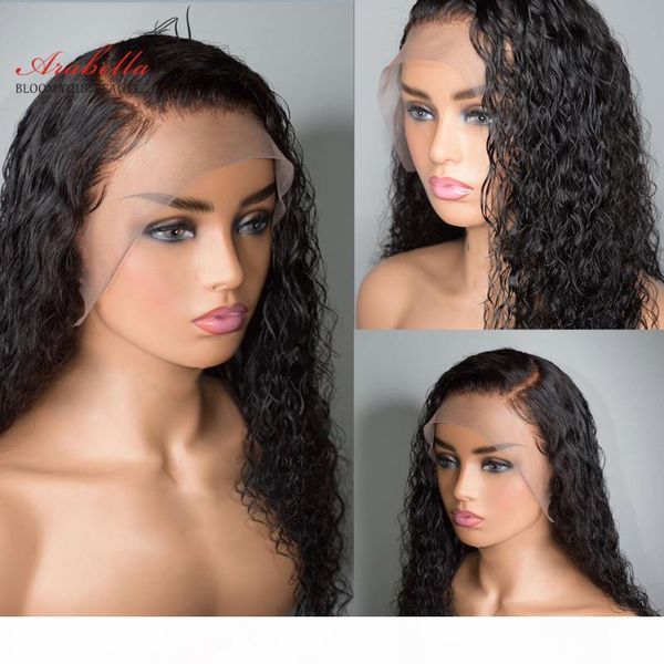 frontal wig water wave human hair wig pre plucked natural hair line lace front with baby arabella remy lace frontal, Black;brown
frontal wig water wave human hair wig pre plucked natural hair line lace front with baby arabella remy lace frontal, Black;brown