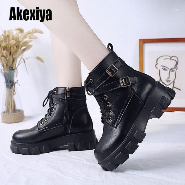 boots brand women's autumn fashion bottom round toe platform rubber for woman black mujer w0271
boots brand women's autumn fashion bottom round toe platform rubber for woman black mujer w0271