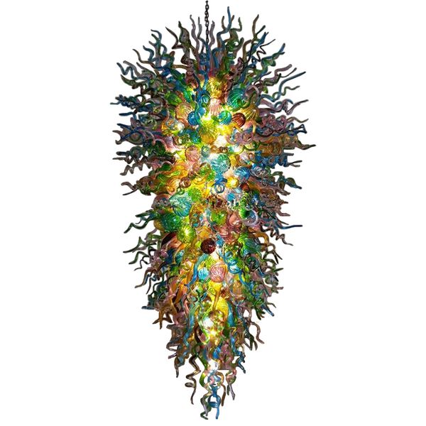 100% hand blown glass chandelier lighting fixture modern art glass chandelier bedroom home decoration
100% hand blown glass chandelier lighting fixture modern art glass chandelier bedroom home decoration