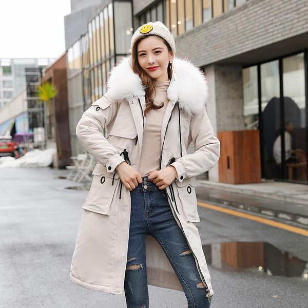 loose coat woman cotton-padded jacket 2019 student back season down cotton-padded clothes thickening cotton girls long a tide1, Tan;black
loose coat woman cotton-padded jacket 2019 student back season down cotton-padded clothes thickening cotton girls long a tide1, Tan;black