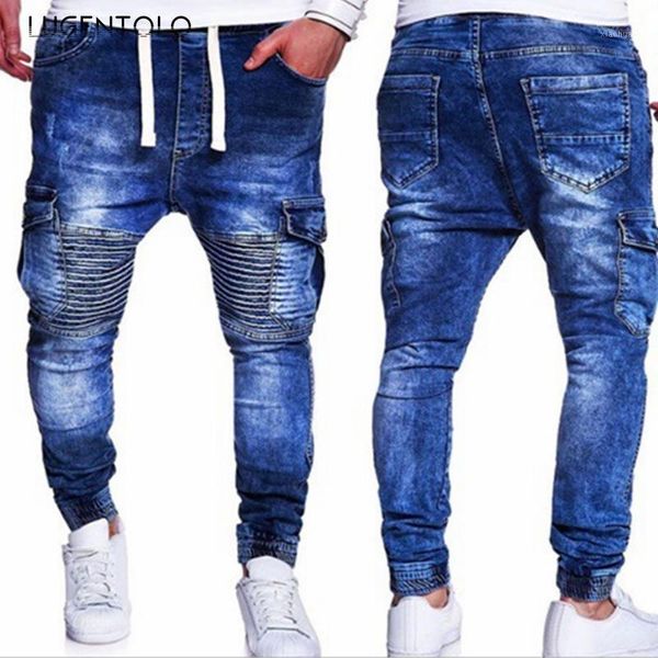 lugentolo jeans men autumn simple fashion casual multi-pocket taper light washed mid waist pleated pencil pants1, Blue
lugentolo jeans men autumn simple fashion casual multi-pocket taper light washed mid waist pleated pencil pants1, Blue