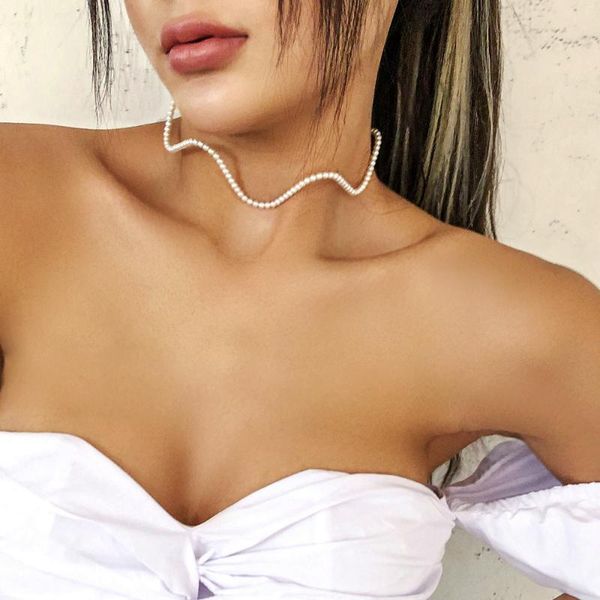 chains phyanic 2021 design trend sweet wave curve irregular pearl necklace for women student girl party jewelry accessories, Silver
chains phyanic 2021 design trend sweet wave curve irregular pearl necklace for women student girl party jewelry accessories, Silver