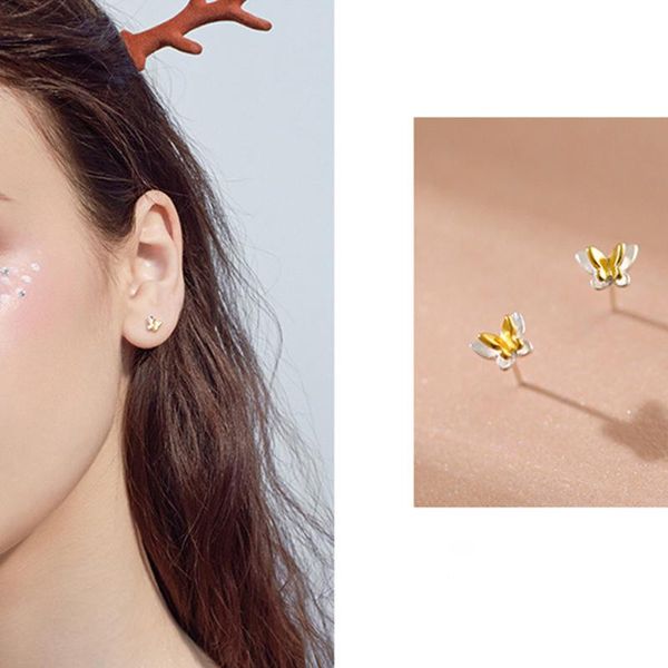 stud 2021 listing copper shiny gold butterfly small earrings fashion tide flow sweet jewelry cute tiny, Golden;silver
stud 2021 listing copper shiny gold butterfly small earrings fashion tide flow sweet jewelry cute tiny, Golden;silver