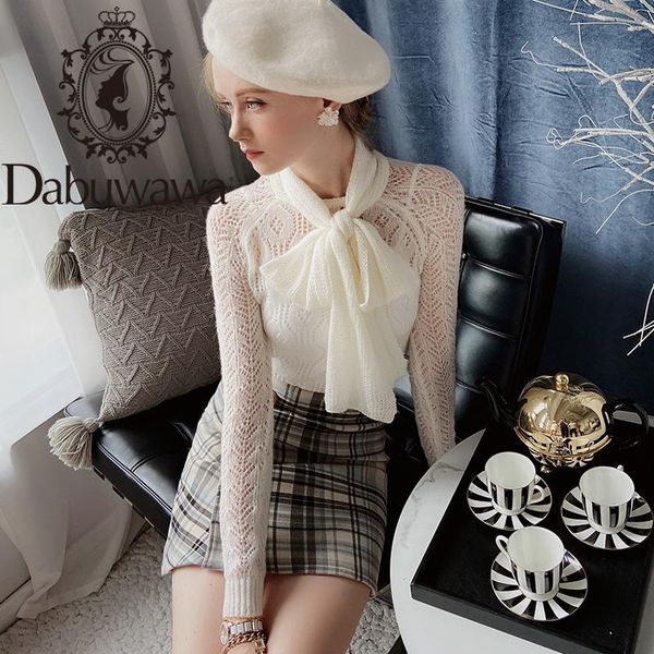 dabuwawa sweet hollow out bow neck pullover sweater women long sleeve autumn solid basic knit sweater female dt1cjs002, White;black
dabuwawa sweet hollow out bow neck pullover sweater women long sleeve autumn solid basic knit sweater female dt1cjs002, White;black