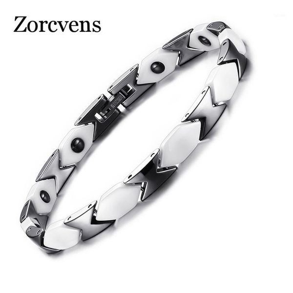 modyle fashion jewelry woman healthy magnetic energy ceramic bracelet for women1, Golden;silver
modyle fashion jewelry woman healthy magnetic energy ceramic bracelet for women1, Golden;silver